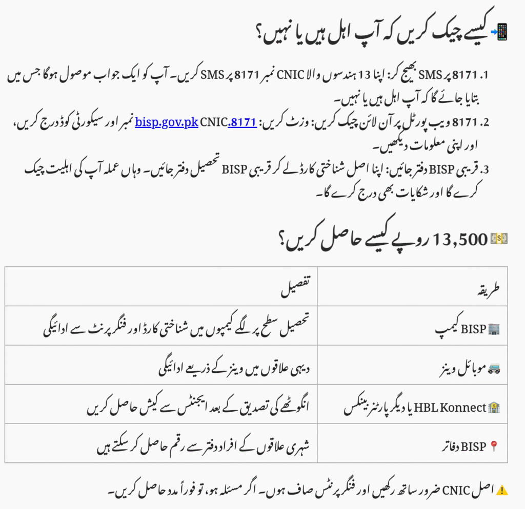 How to Receive Rs. 13,500 Payment?