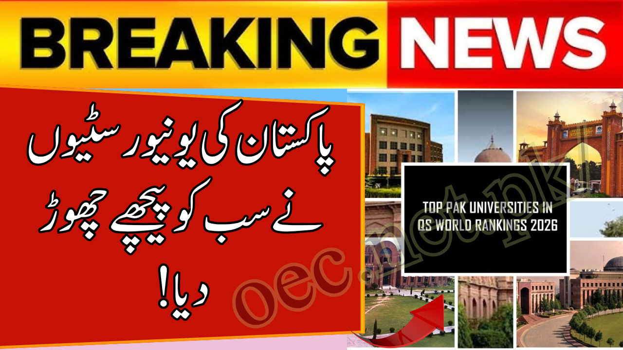 Pakistani Universities in World Ranking